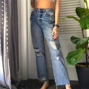 BDG Ripped Jackson Straight Leg Jeans